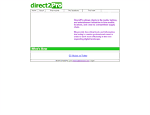 Tablet Screenshot of direct2pro.com